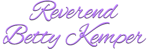 Rev. Betty Kemper | Christian Book Author Logo